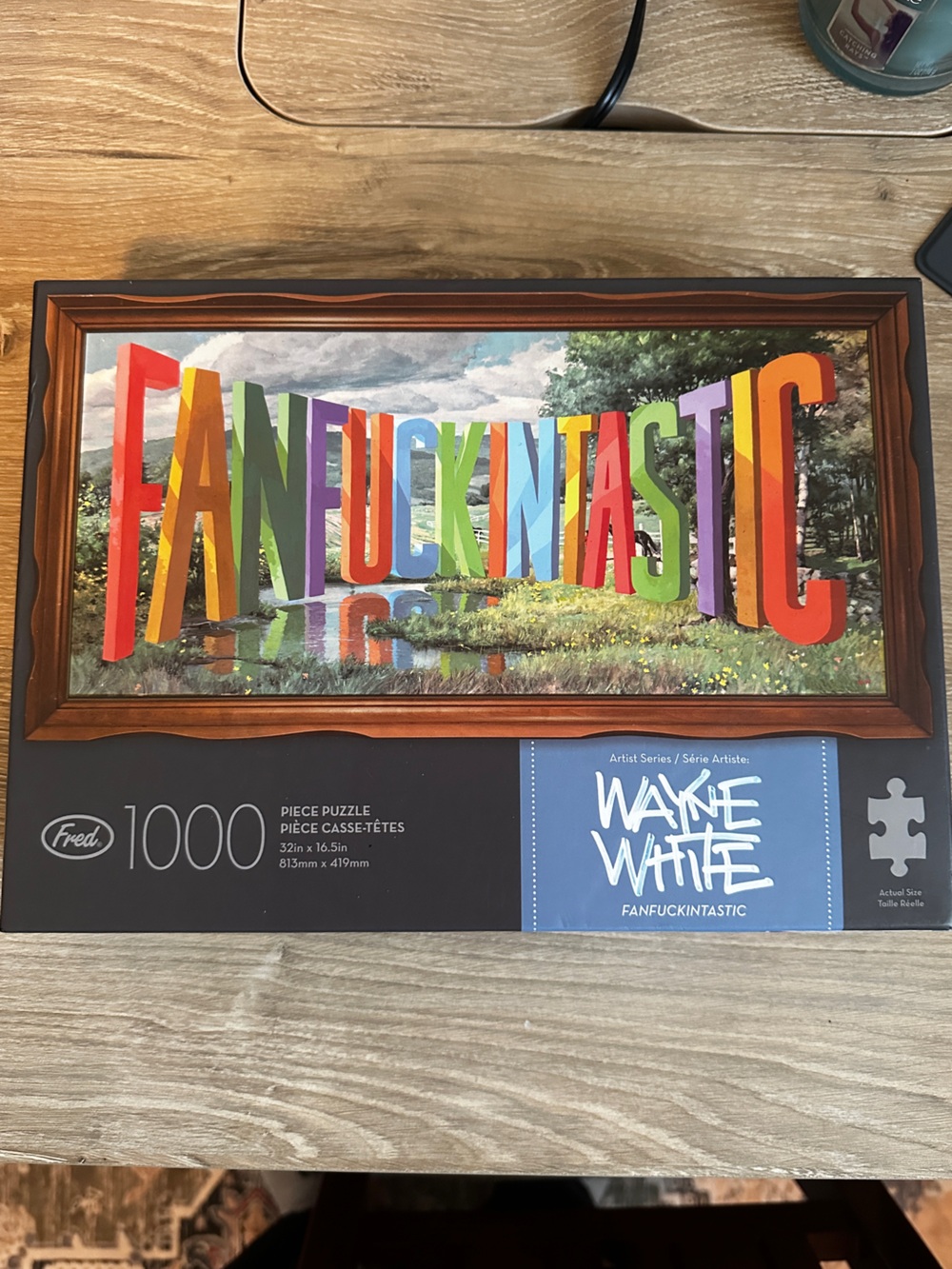 Fred Black and Blue Puzzle Box Sleeve
